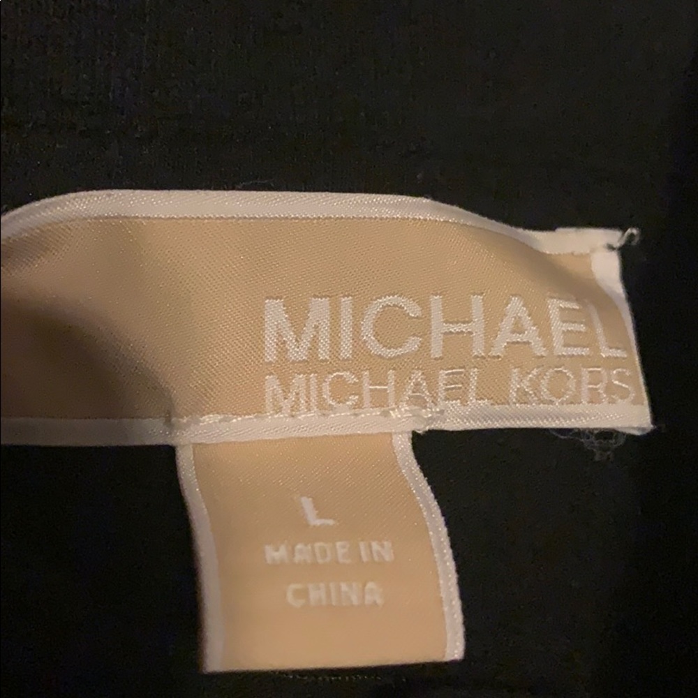 Michael Kors long sleeve 1/4 zip pull over L - Picture 3 of 3